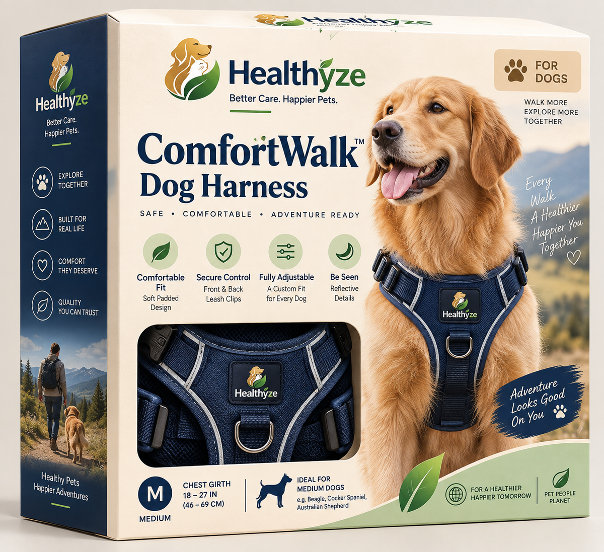 Healthyze ComfortWalk Dog Harness