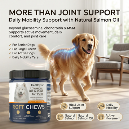 Advanced Hip & Joint Care Chews – dog joint supplement for mobility